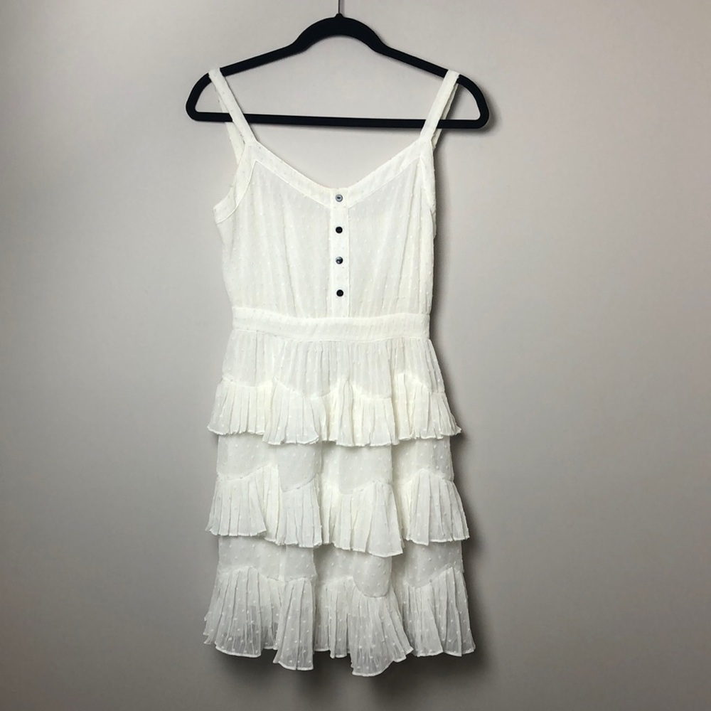 Maje ruffle tiered dress